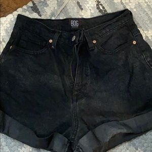 BDG urban outfitters black jean shorts